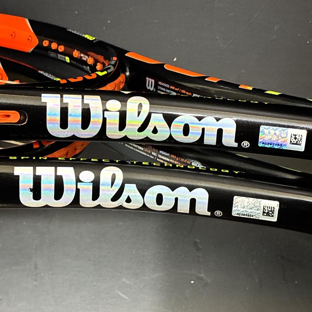 Wilson BURN 100LS ウィルソン　硬式テニスラケット ２本セット
