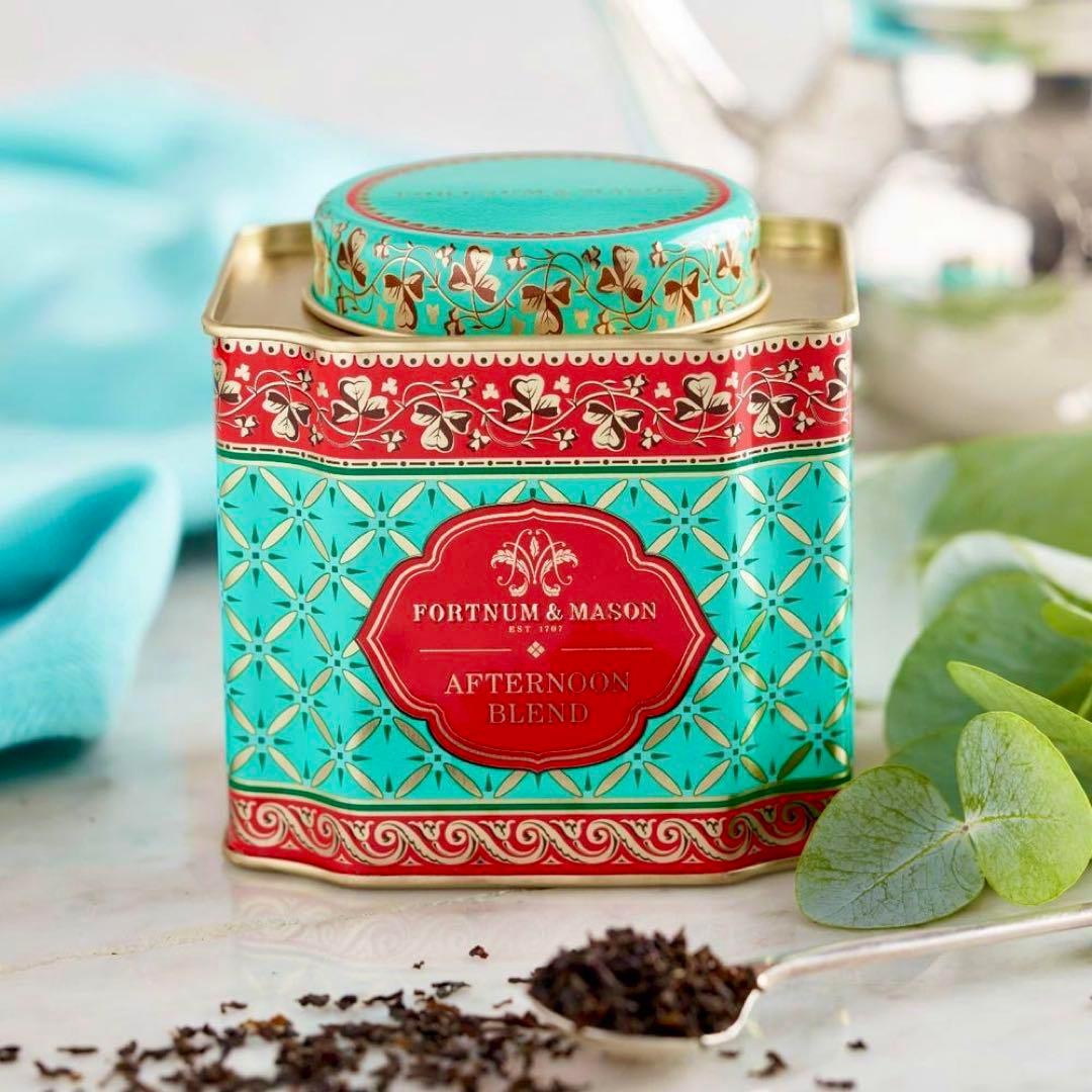 【新品未開封】FORTNUM&MASON 紅茶3缶 デコラティブ缶 日本未入荷