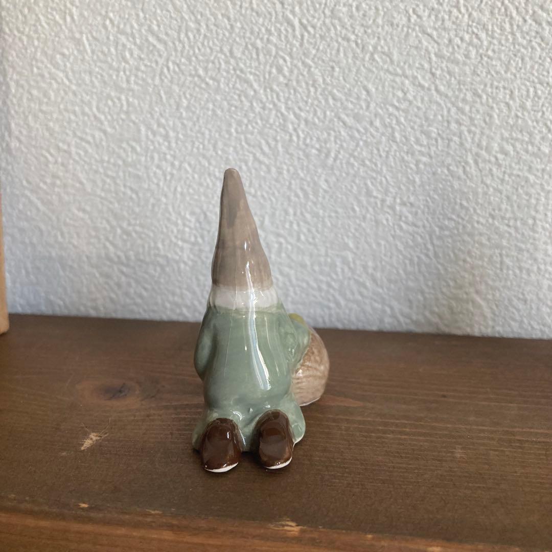 北欧ヴィンテージ【珍】優しいお色味のトムテたち（リス/ウサギ/ハリネズミ）セット