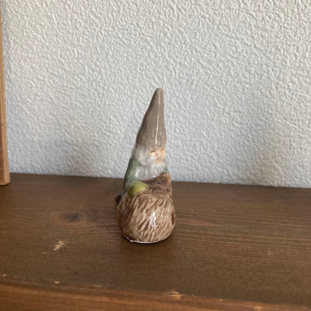 北欧ヴィンテージ【珍】優しいお色味のトムテたち（リス/ウサギ/ハリネズミ）セット