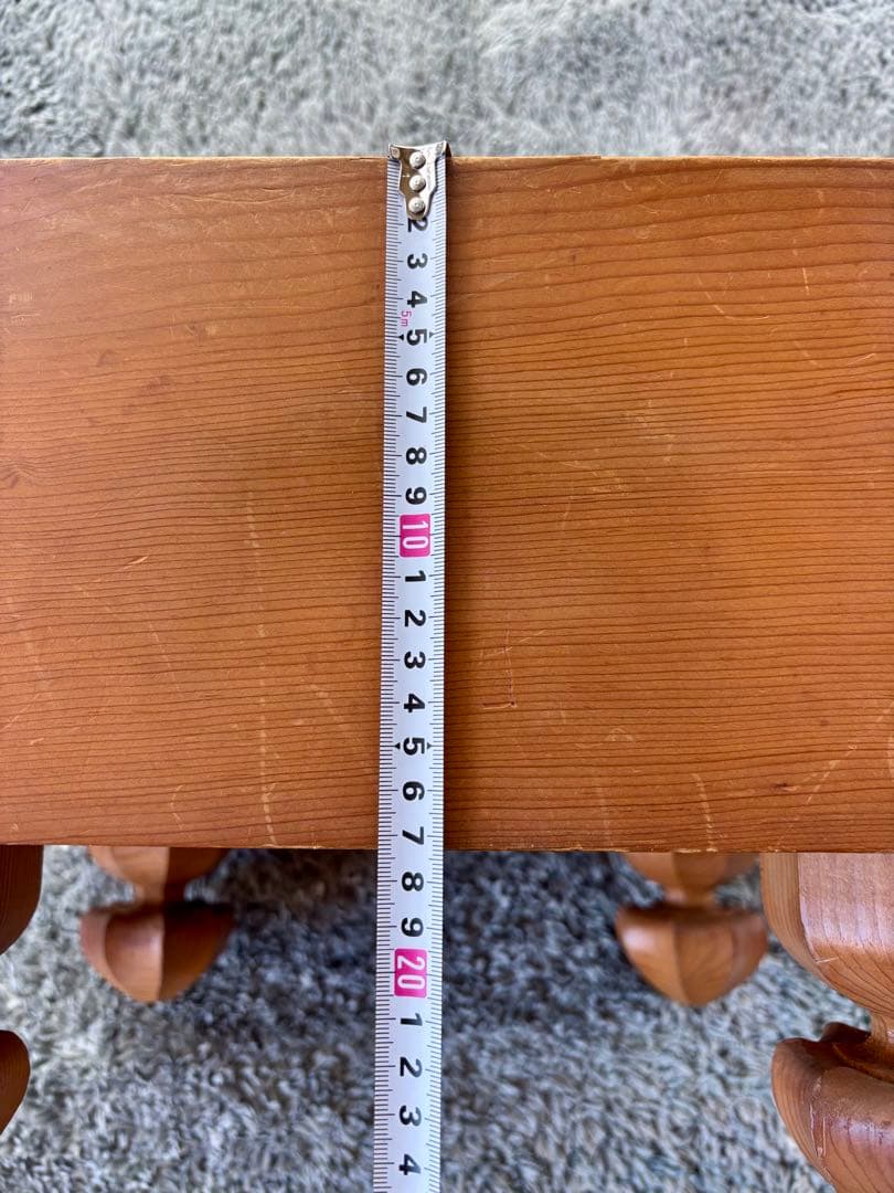 足付碁盤 厚さ約17.5cm ヘソ有り 路盤 囲碁盤