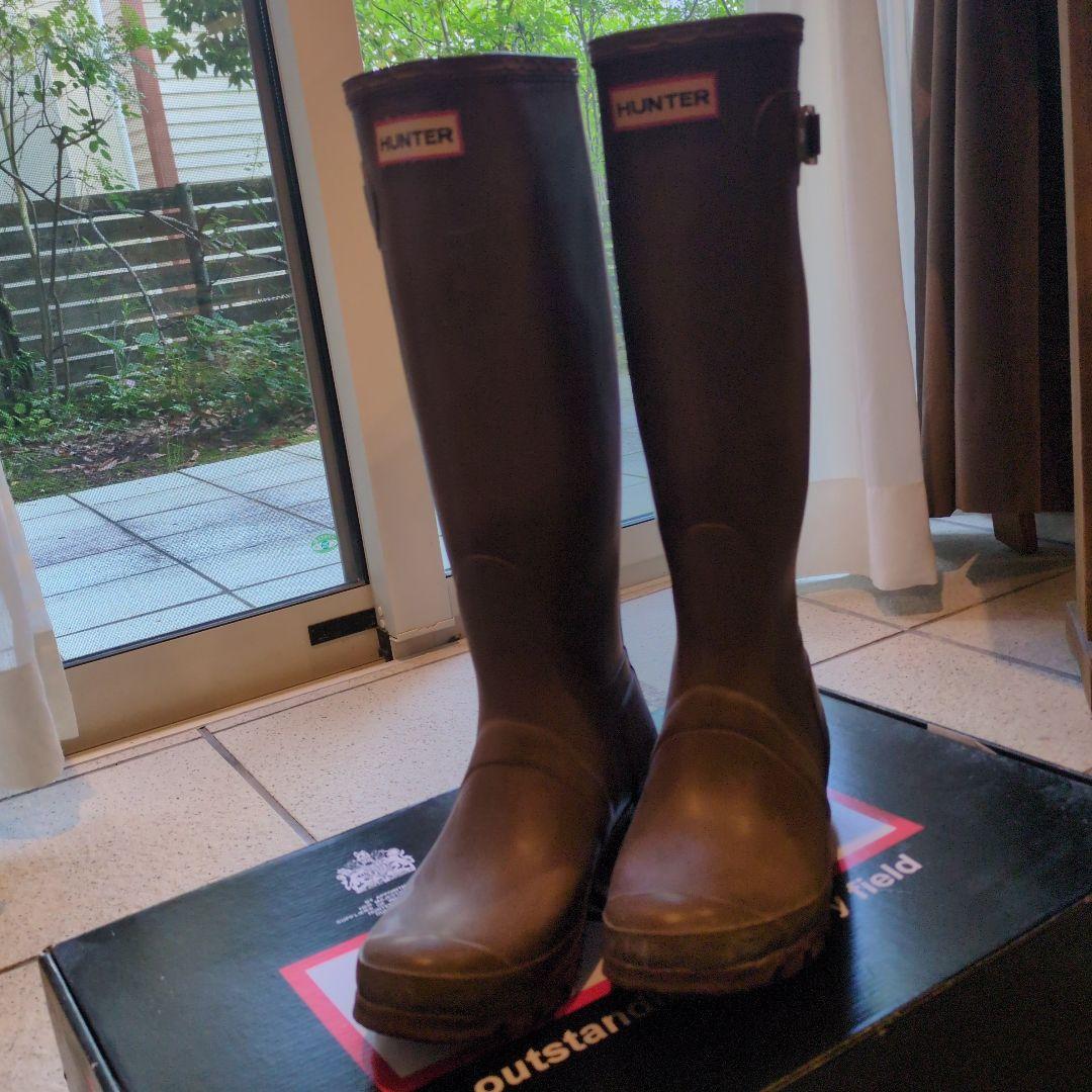 HUNTER ブラウン 長靴 UK 5