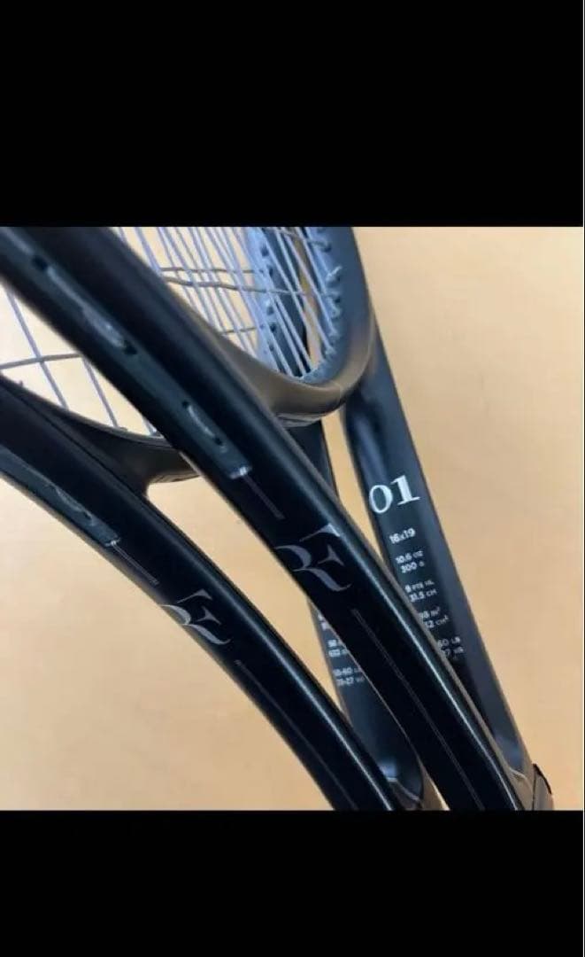 Wilson テニスラケット RF01 ブラック　2本セット