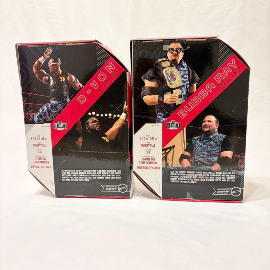 【海外限定】WWE ダッドリーボーイズ ベルト付 マテル フィギュア