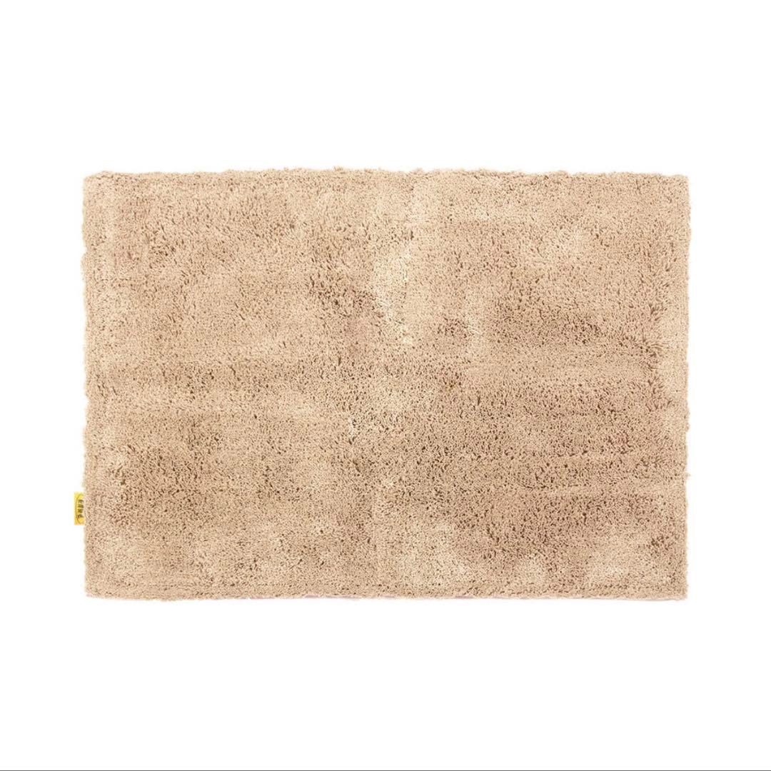 【新品未開封】大判で使い勝手抜群◎乾度良好バスマット2枚ベージュ70×100