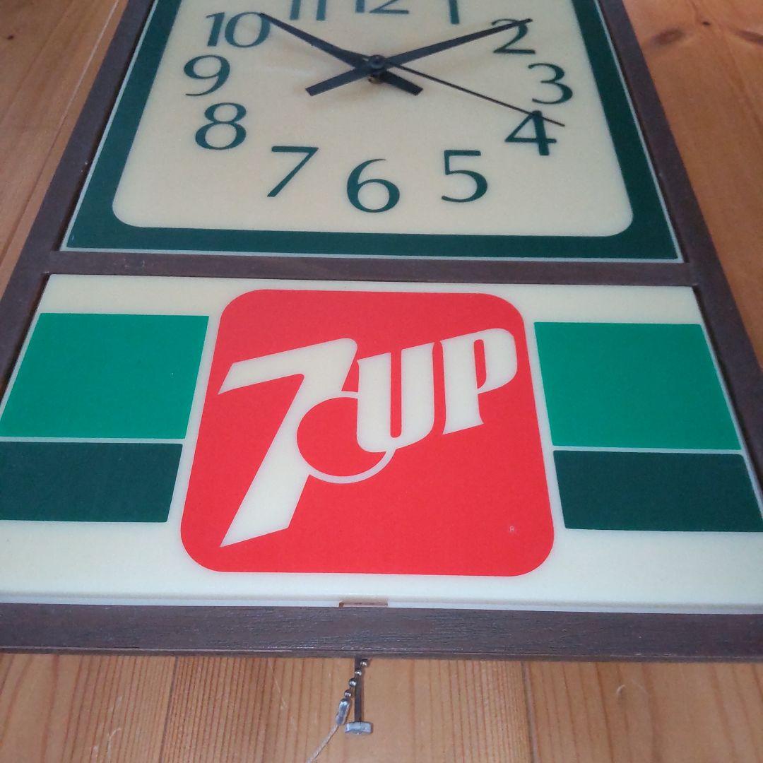 ソ*ラ様 7up セブンアップ　ビンテージウォールクロック 壁掛け時計