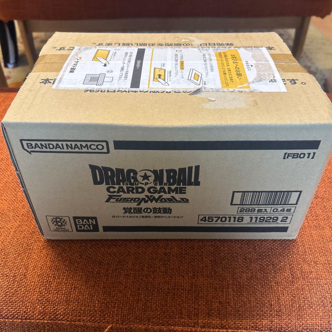 未開封カートン覚醒の鼓動 ドラゴンボール フュージョンワールド ブースター