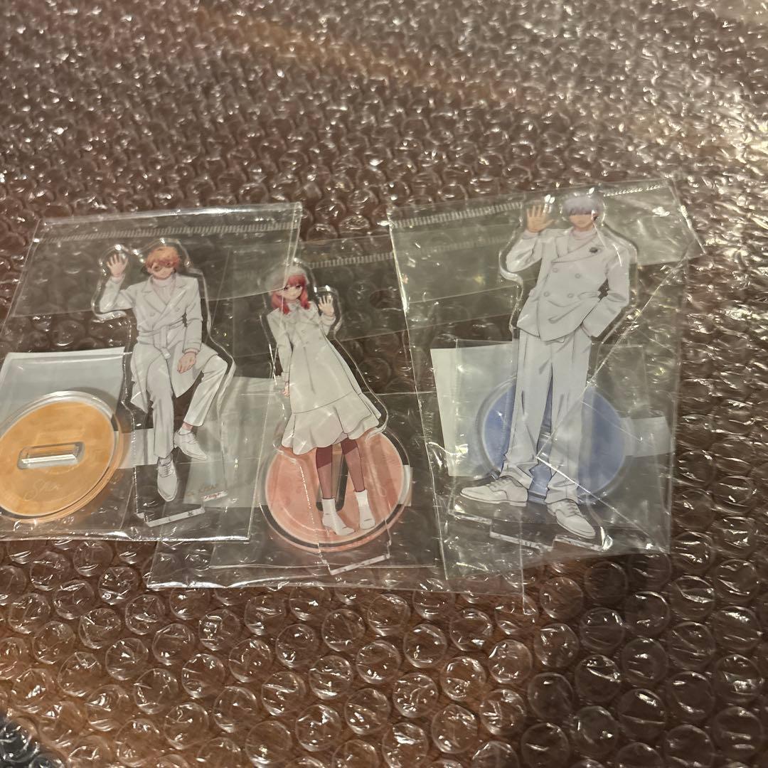 ゆびさきと恋々　アクリルスタンド　3点