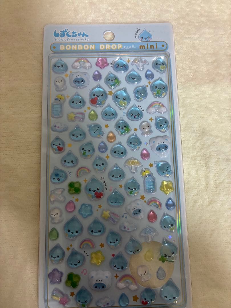 【正規品】ボンボンドロップミニ サンリオ＋しずくちゃん＋サンリオステッカー付き