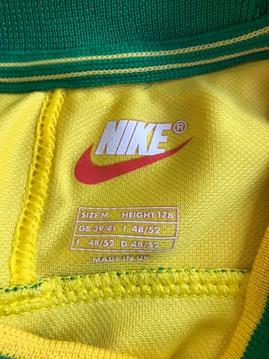 正規品 NIKE ブラジル代表「19」デニウソン 半袖 M ユニフォーム