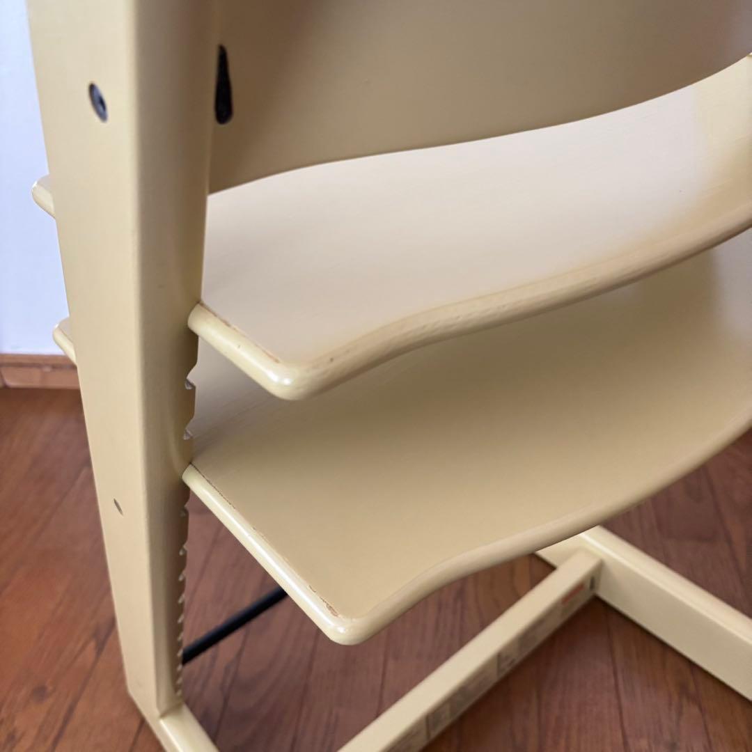 美品＊ストッケ　トリップ トラップ　ベビーチェア+ベビーセット　ウィートイエロー