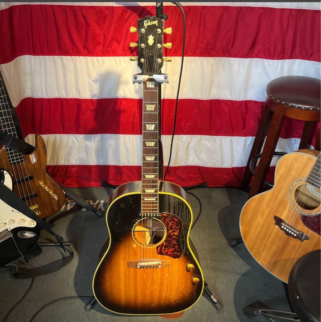 1956年 Gibson J-160e エレアコ 社外ハードケース付 店頭試奏可