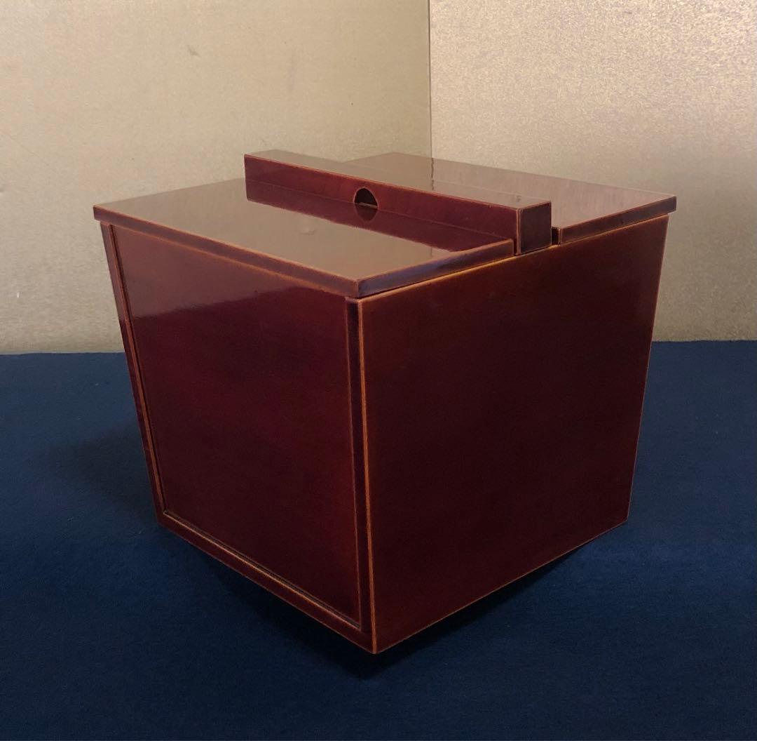 《R》茶道具 飛騨春慶塗 釣瓶水指 木製漆器　260116き4