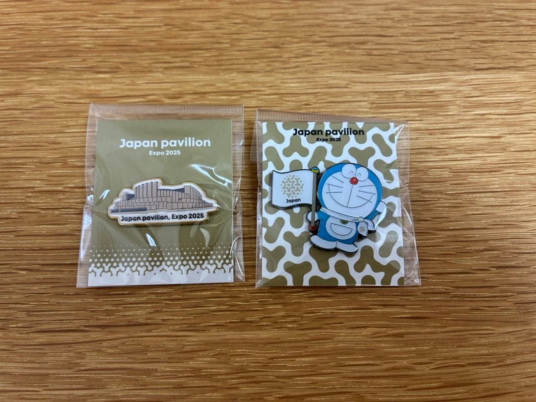 大阪関西万博 2025EXPO 日本館&ドラえもん ピンバッチ