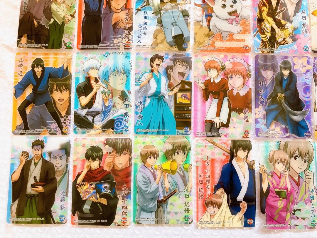 銀魂 カード 128枚 レア 箔押し カードダス ウエハースカード
