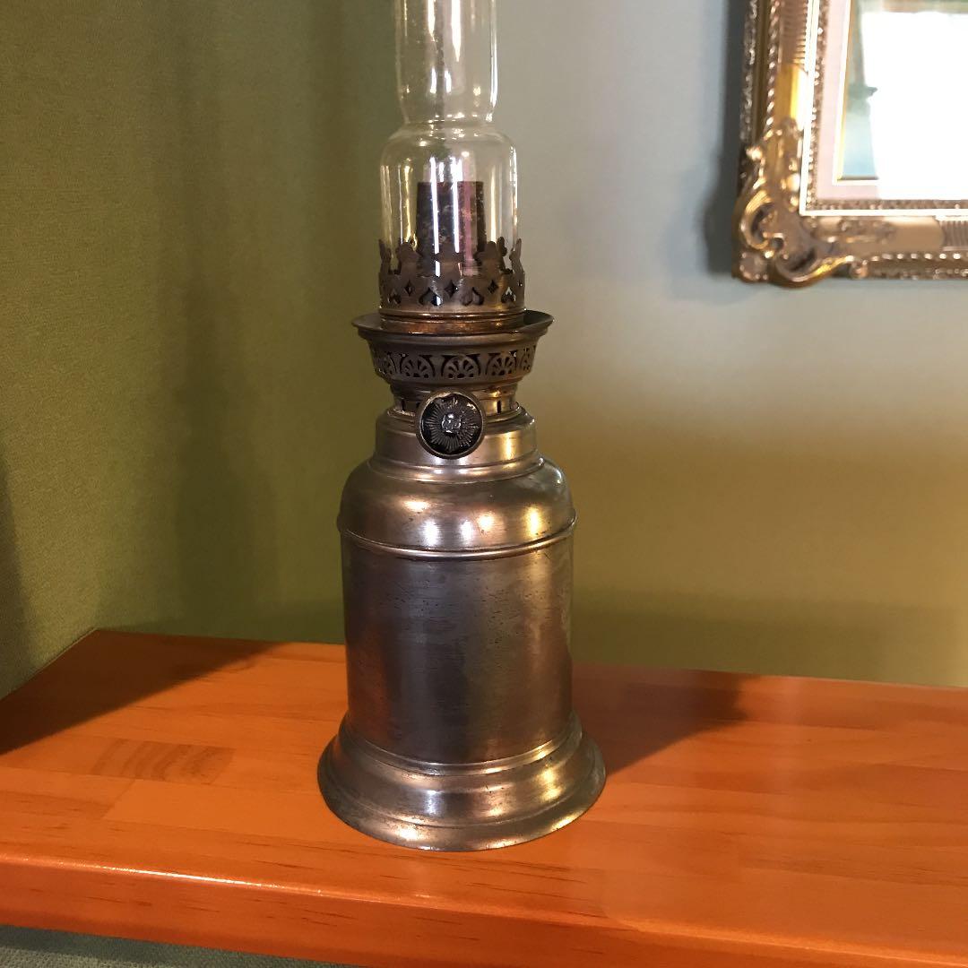 フランス製骨董オイルランプ