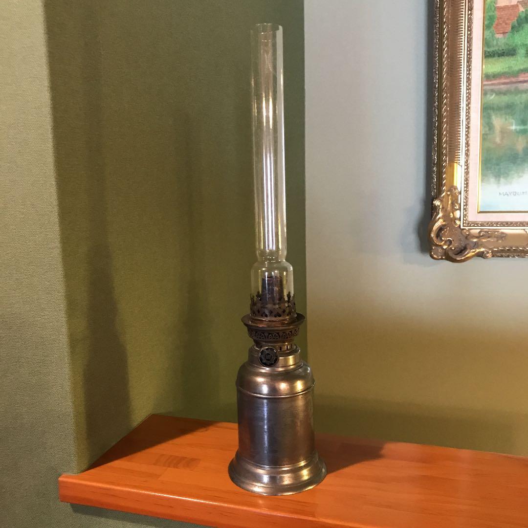 フランス製骨董オイルランプ