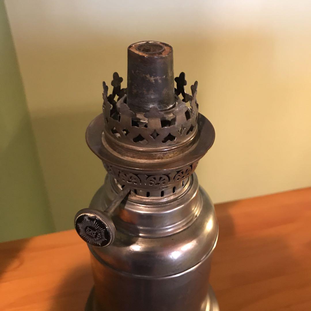 フランス製骨董オイルランプ