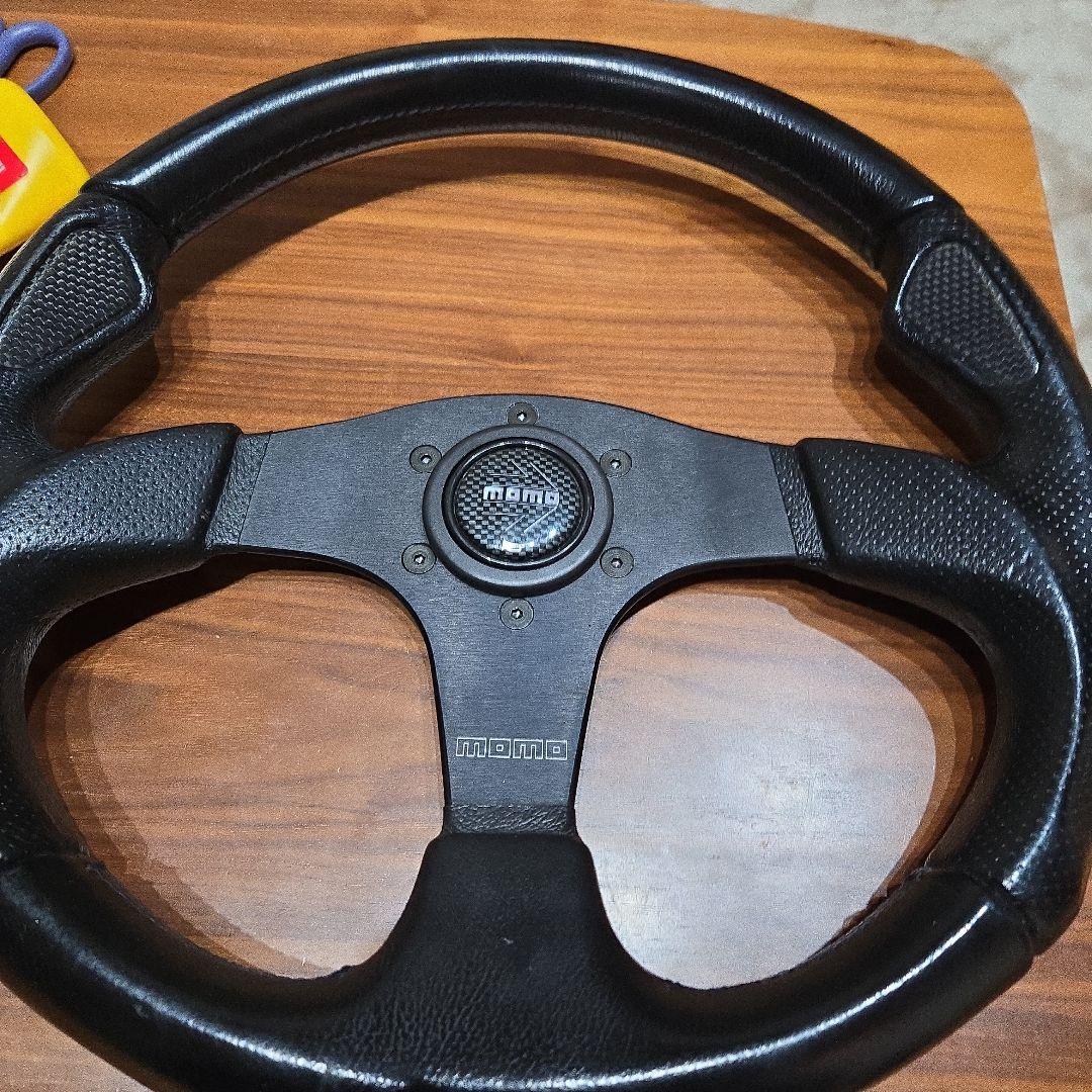 MOMO JET 35パイ ステアリング ハンドル 本体　本革