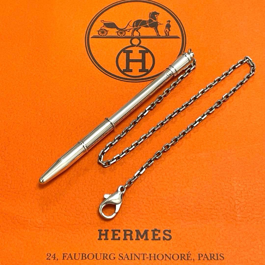 ケ27/HERMES/エルメス/SV925/チェーン付き/アジェンダボールペン
