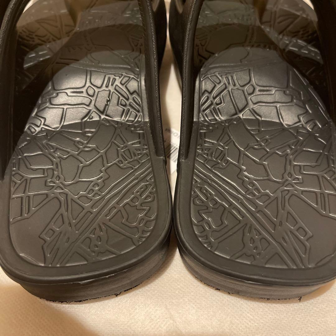 即購入可！ラクバキ racbaki イージーサンダル ラップ ブラック Lサイズ