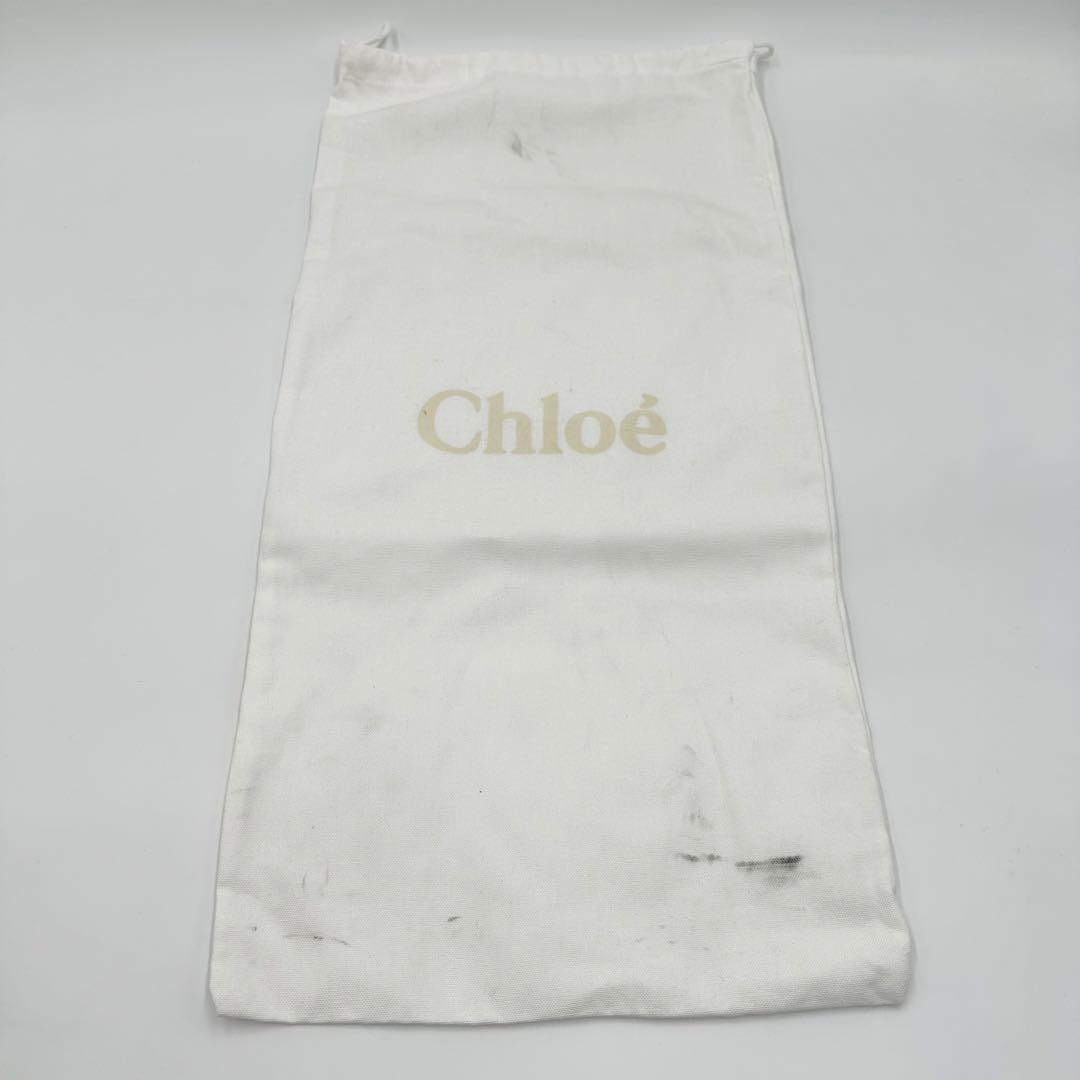Chloe BETTY レインブーツ サイドジップ ラバーソール 黒 35