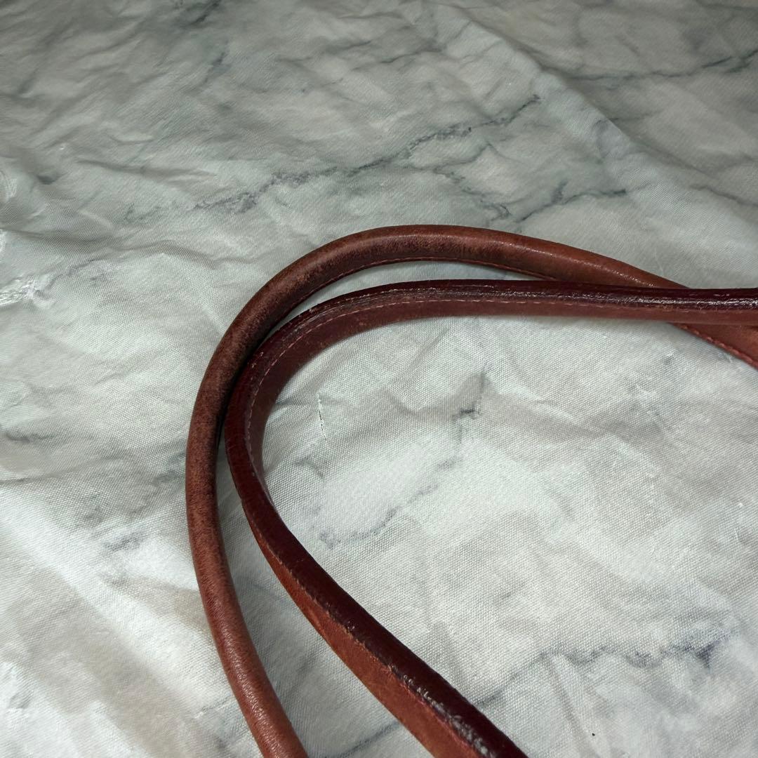 MIU MIU ミュウミュウ シープスキン レザー ブラウン バッグ フラップ付