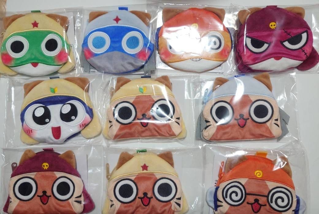 モンスターハンター×ケロロ軍曹 フェイスポーチvol.1〜2全10種バラ売り不可