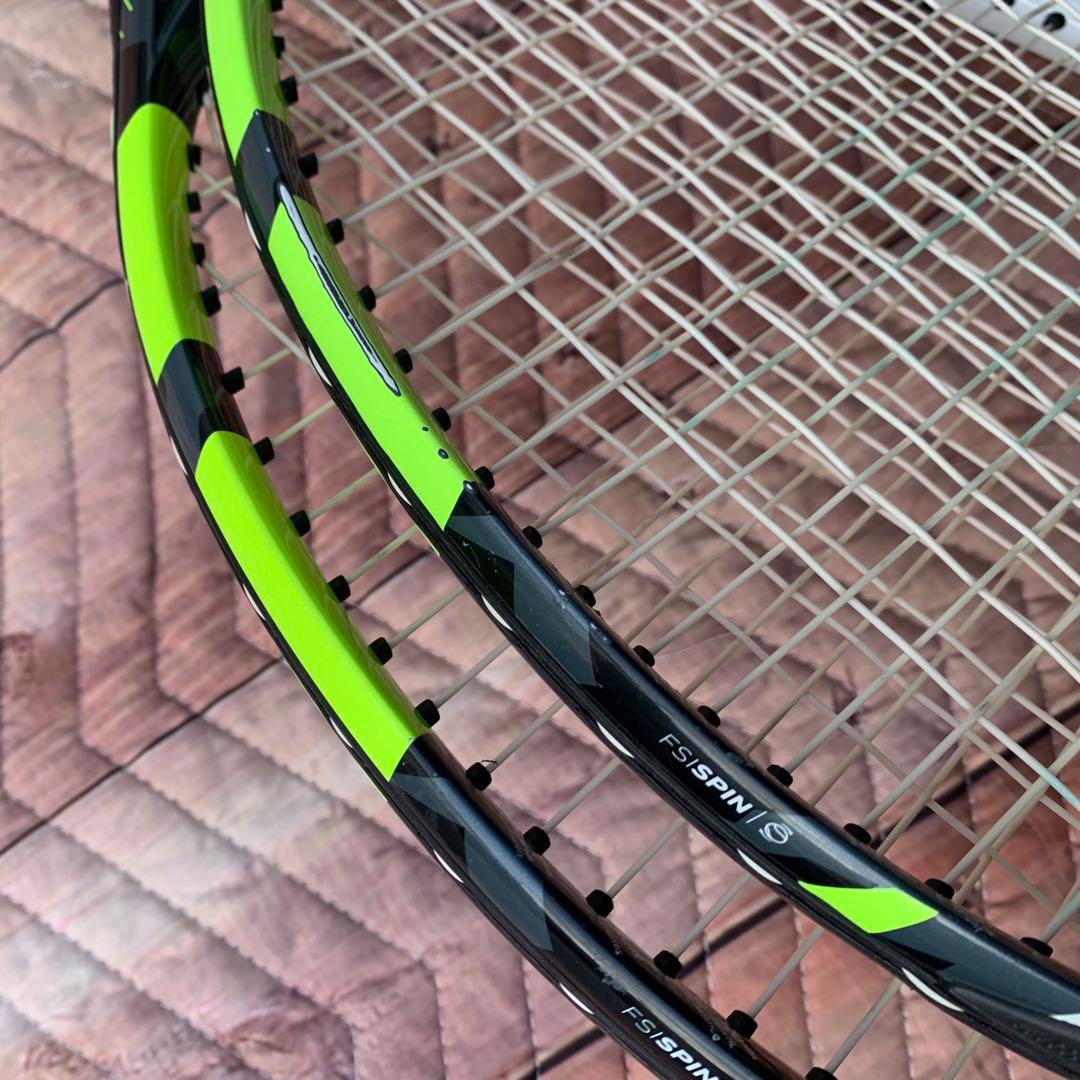 t*1様 Babolat Pure aero 2本セット　バボラ　アエロ　100