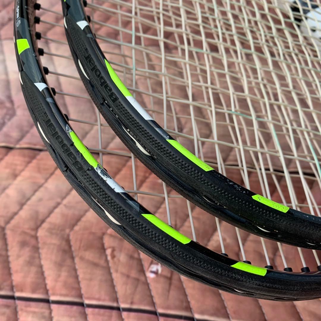 t*1様 Babolat Pure aero 2本セット　バボラ　アエロ　100