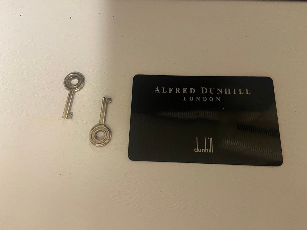 DUNHILL ダークブラウン　レザービジネスバッグ ブリーフケース