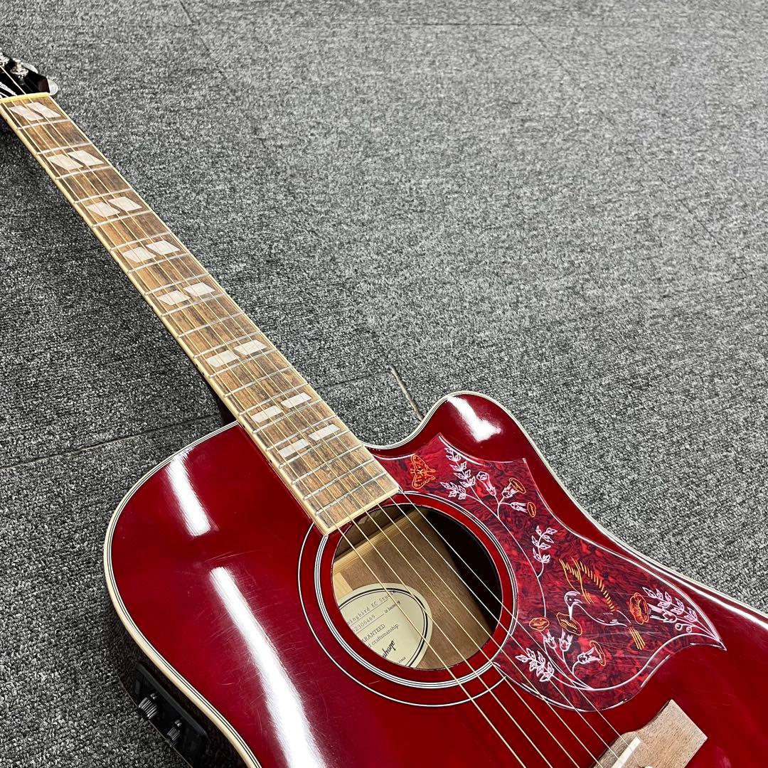 【11528】Epiphone Hummingbird EC STUDIO 赤
