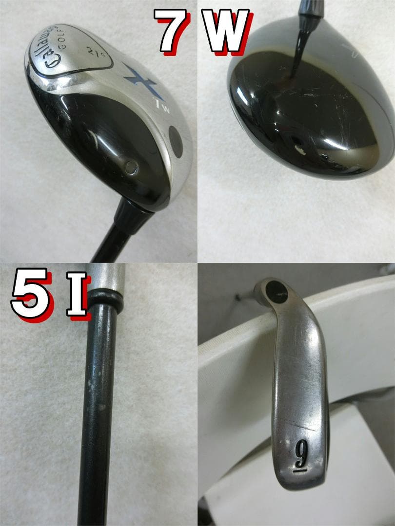 b703★初心者必見★キャロウェイ等 メンズゴルフクラブ１３本セット