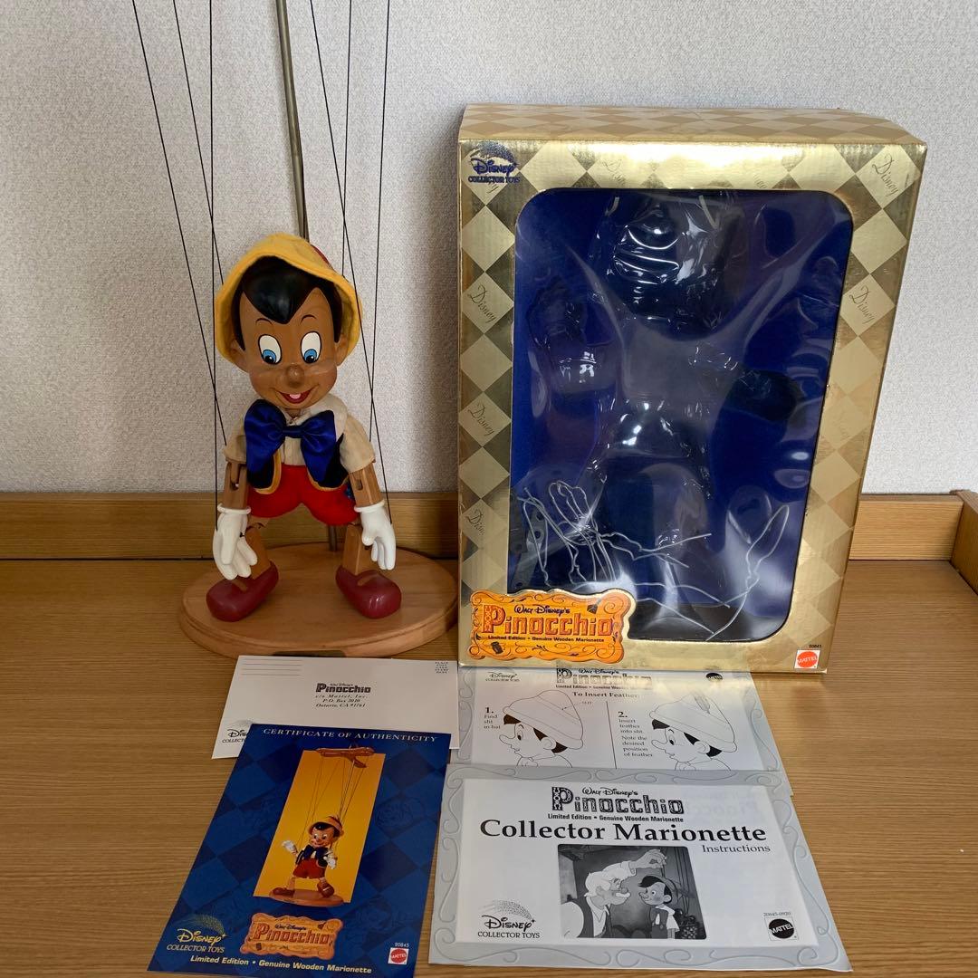 ディズニー ピノキオ 木製マリオネット マテル社 500体限定