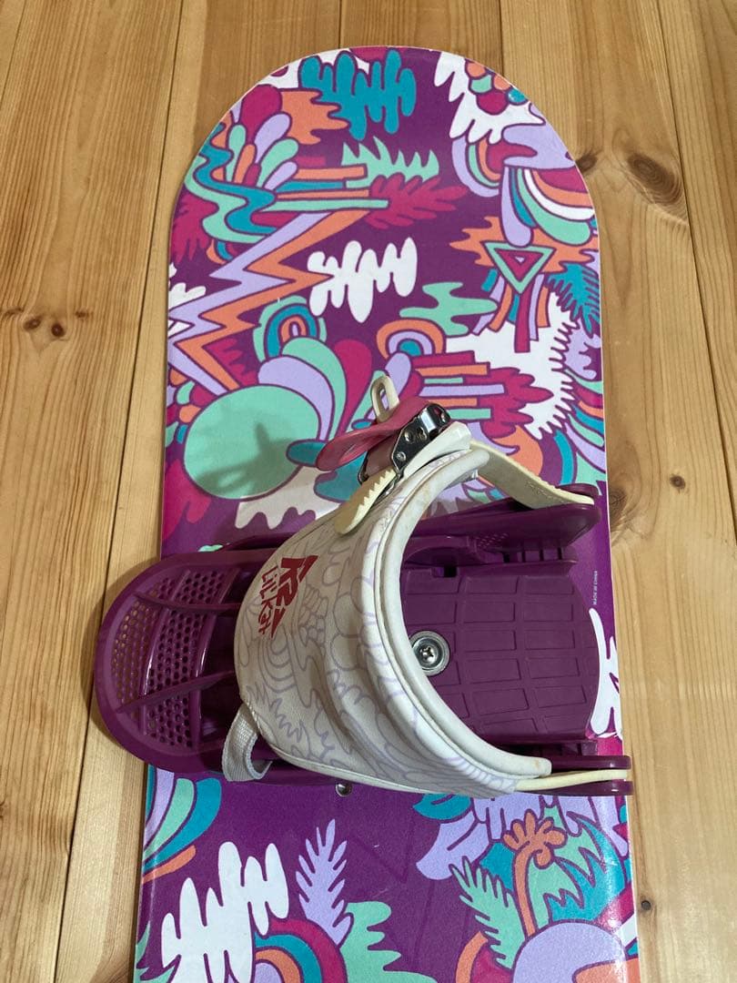 K2 スノーボード カラフルデザイン　キッズ　2点セット　120cm