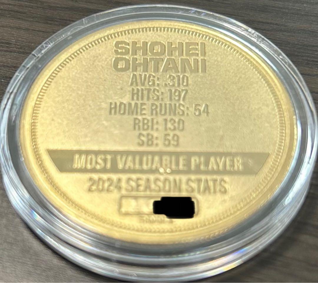 大谷翔平 2024年 シーズンMVP メダル