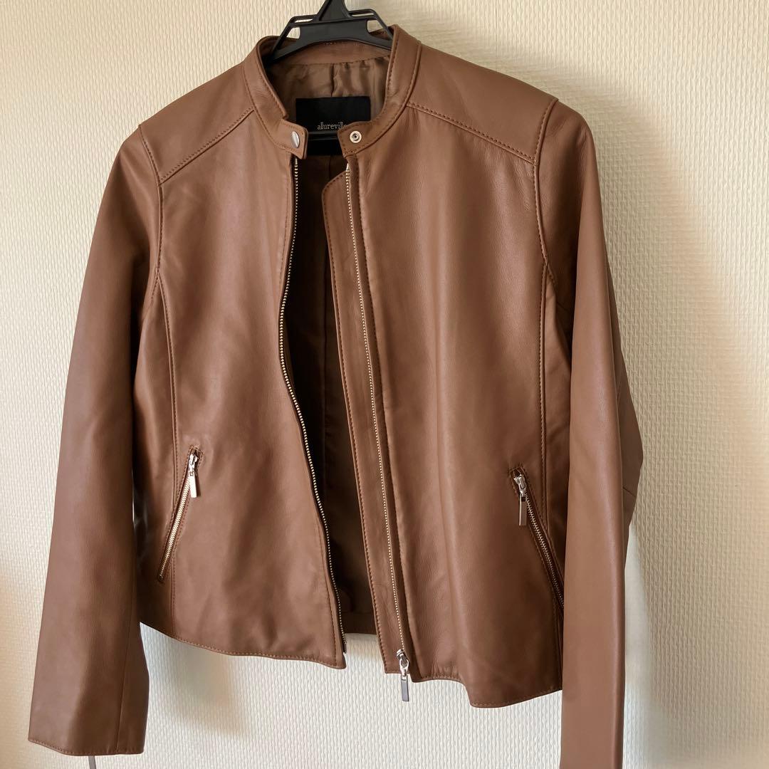 allureville レディースレザージャケット サイズM