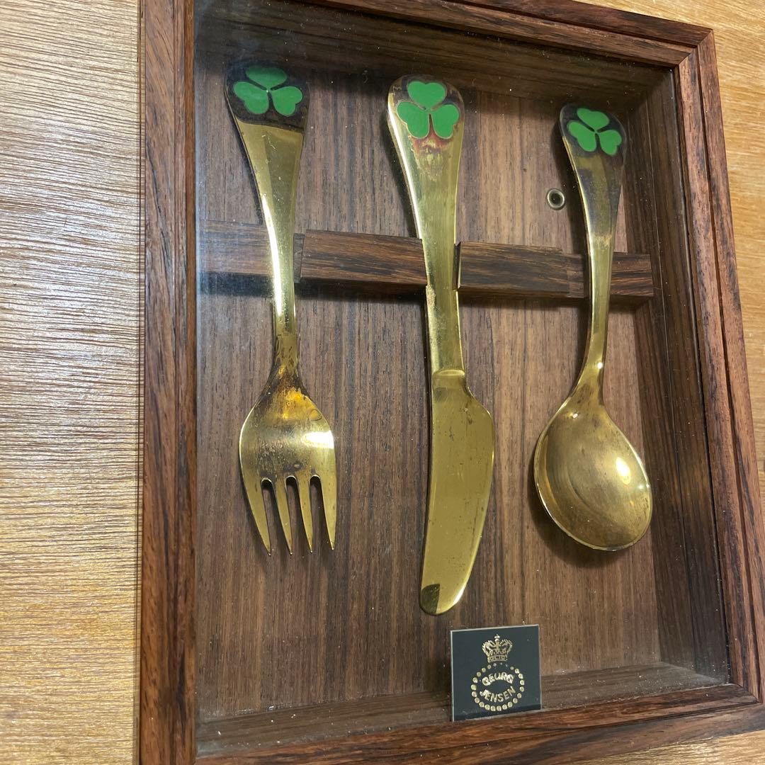   1979 イヤーカトラリーセット 純銀製 木箱付き