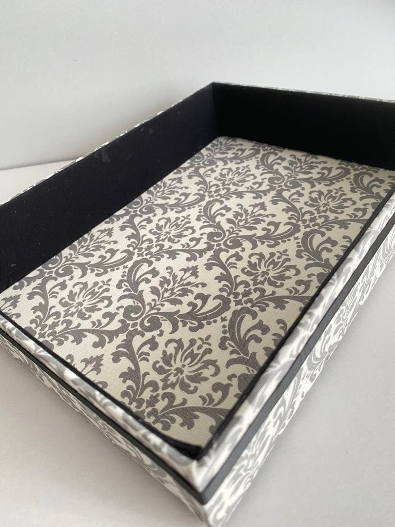 T☆☆様オーダー品 リピーター様 ダマスク柄収納ボックスセット