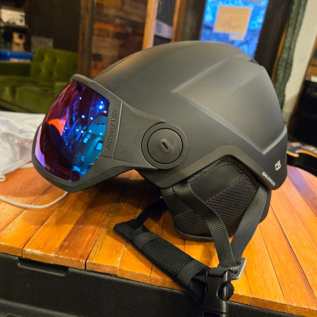 は*ち様 Salomon サロモン スキー スノーボード ヘルメット マットブラ