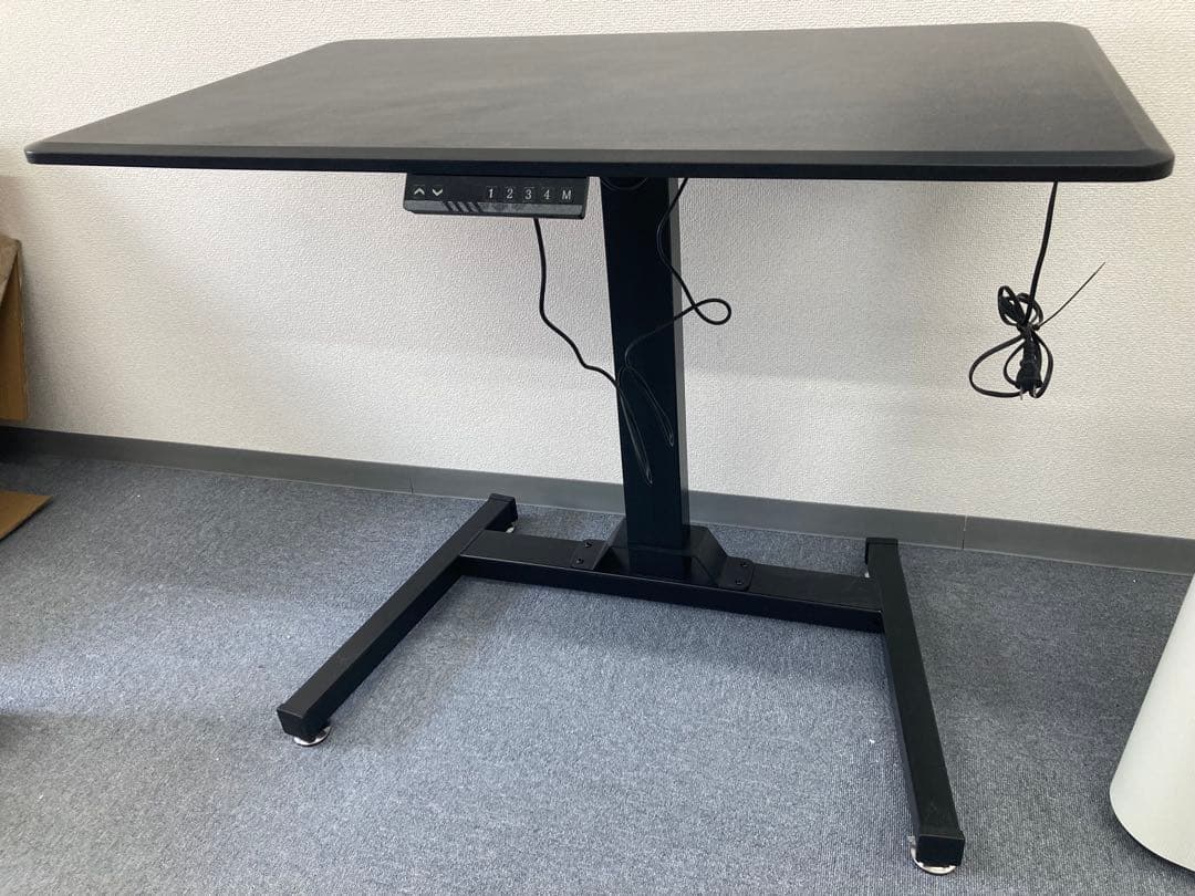 電動昇降デスク ブラック