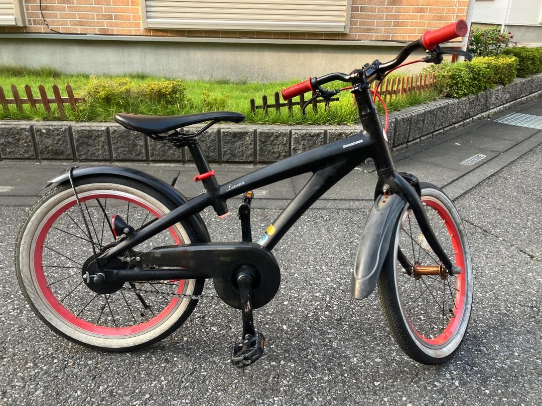 ブリヂストン レベナ ジュニア自転車 黒赤【埼玉引取限定】
