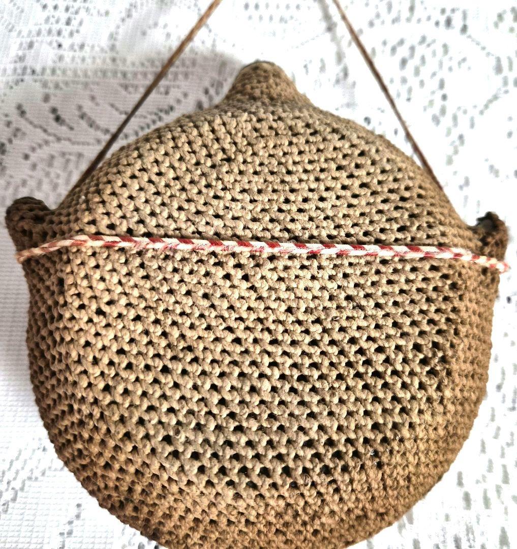 昔の水筒　風情ある掛け花いれに