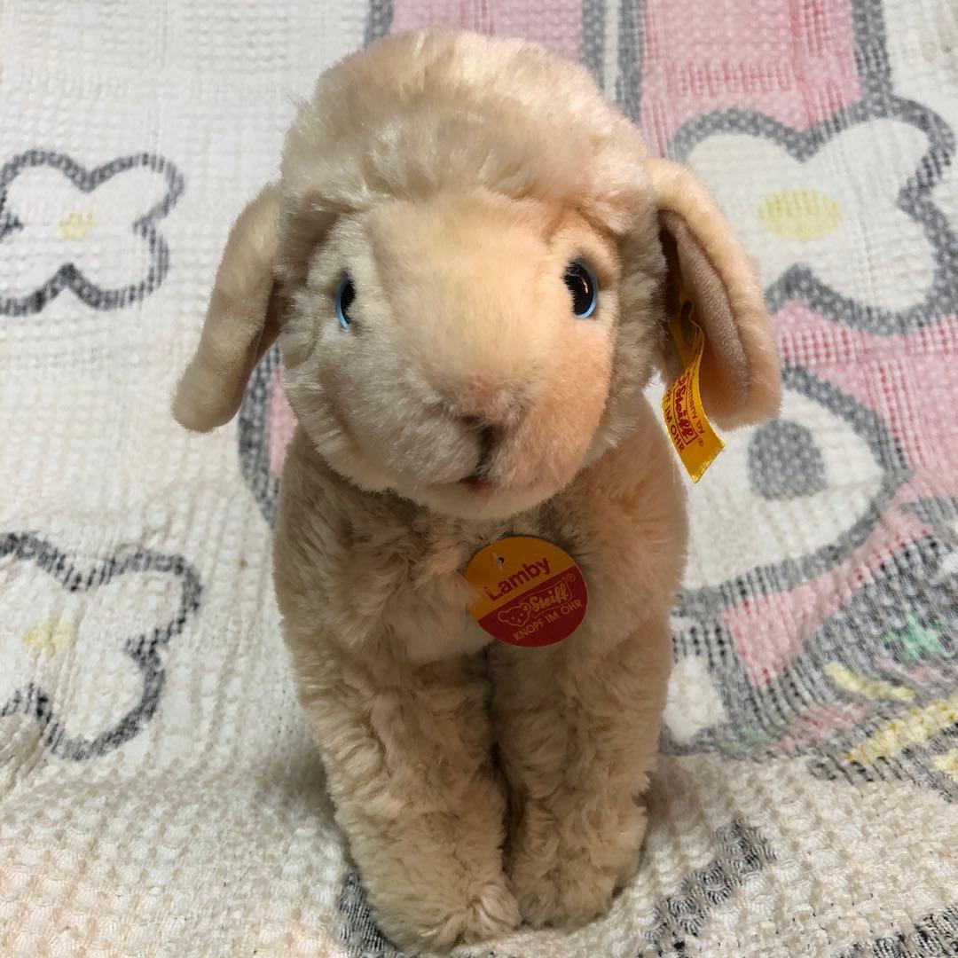 Steiff シュタイフ 073205 LAMBY ラム 22cm 中古品