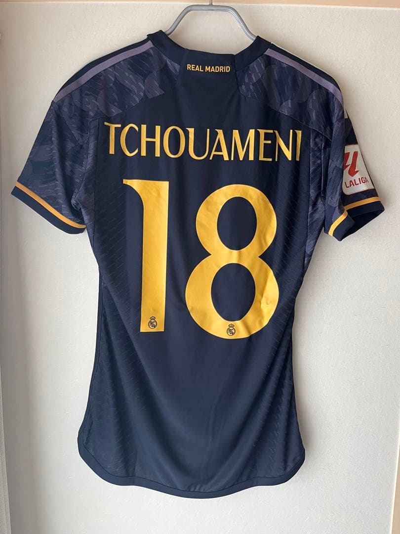 【新品未使用】23 24レアル・マドリード チュアメニ 2rd ユニフォーム