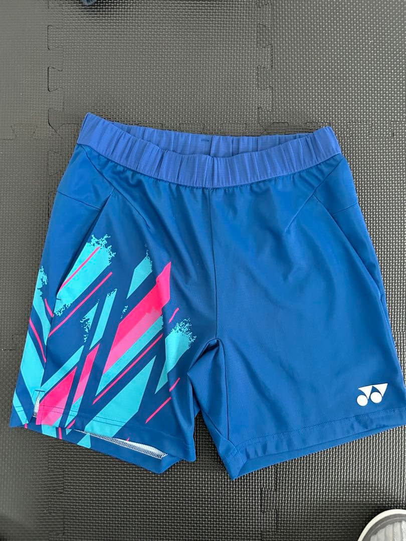 ヨネックス バドミントンパンツ 青　M