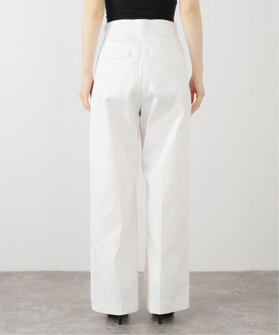 【新品】MUSE de Deuxieme Classeタック チノ ワイドパンツ