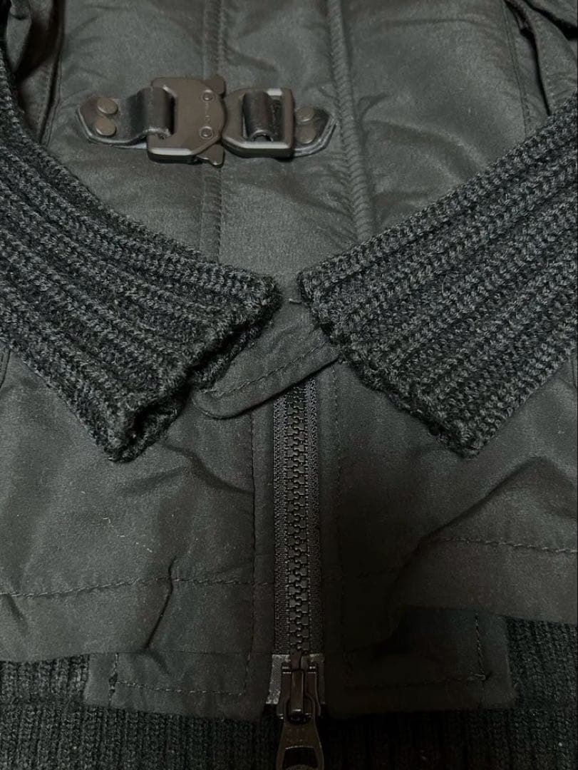 SLY N3B ダウン ラクーン 黒 ミリタリー Y2K