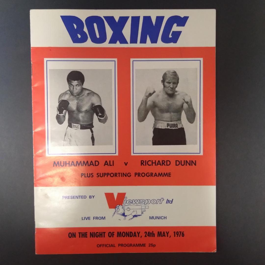 モハメド・アリ vs リチャード・ダン 　プログラム 1976年