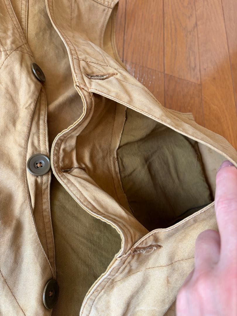 hettrick 40s ハーフムーン　ハンティングベスト